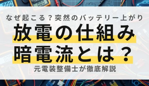 【初心者向け】トラックのバッテリー上がり原因とは？暗電流と漏電の基礎知識